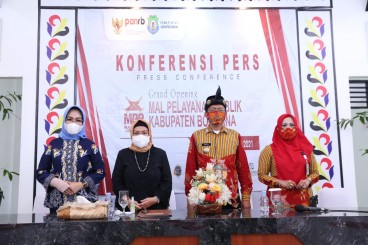PERESMIAN MALL PELAYANAN PUBLIK (MPP) KABUPATEN BOMBANA PROVINSI SULAWESI TENGGARA.